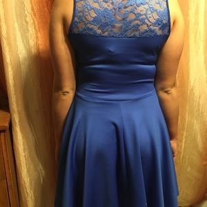 Cobalt blue dress